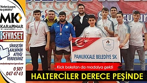 Halterciler derece peşinde
