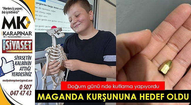 Maganda kurşununa hedef oldu