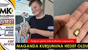 Maganda kurşununa hedef oldu