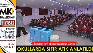 Pamukkale'deki ilkokullarda sıfır atık eğitimi tamamlandı