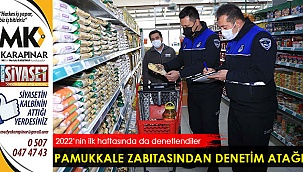 Pamukkale zabıtasından denetim atağı