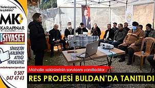 RES PROJESİ BULDAN’DA TANITILDI