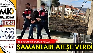 Samanları ateşe verdi