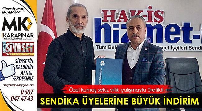 Sendika üyelerine büyük indirim
