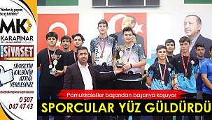 Sporcular yüz güldürdü
