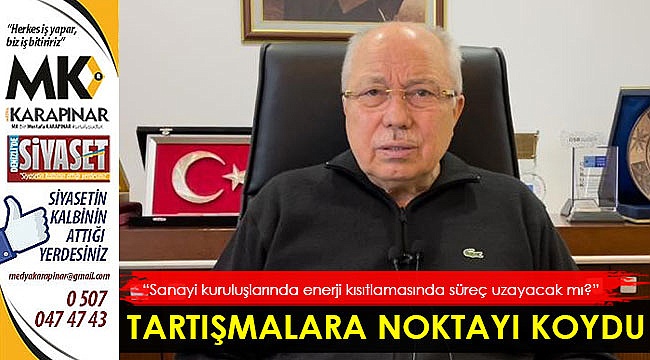 Tartışmalara son noktayı koydu
