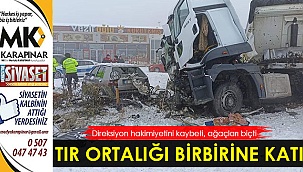 Tır ortalığı birbirine kattı