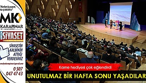 Unutulmaz bir hafta sonu yaşadılar