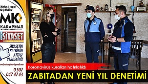 Zabıtadan yeni yıl denetimi