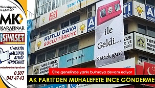 Ak Parti’den muhalefete ince gönderme