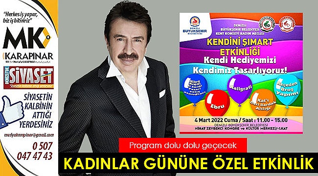 Büyükşehir’den 8 Mart’a özel etkinlikler