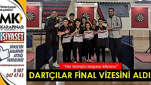 Dartçılar final vizesini aldı