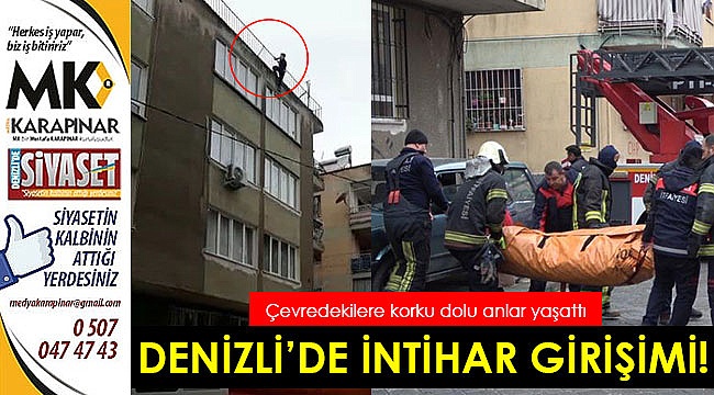 Denizli'de intihar girişimi!