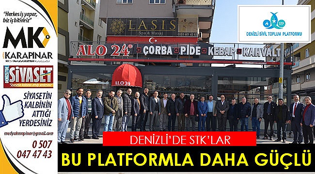 Denizli’de STK’lar bu platformla daha güçlü