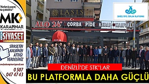 Denizli’de STK’lar bu platformla daha güçlü