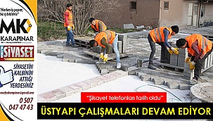 Dokuzkavaklar ve Anafartalar'da üstyapı çalışmaları devam ediyor