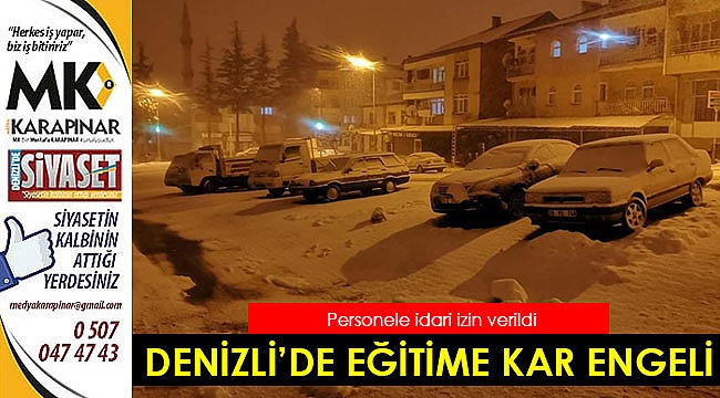 Eğitime kar engeli