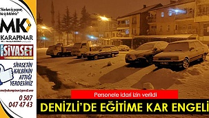Eğitime kar engeli