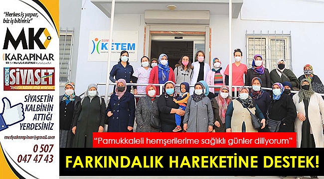 Farkındalık hareketine destek