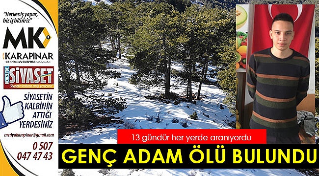 Genç adam ölü bulundu