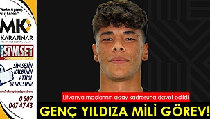 Genç yıldıza milli davet!