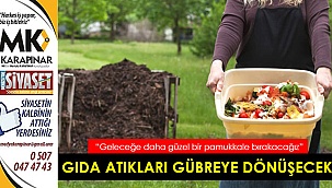 Gıda atıkları gübreye dönüşecek