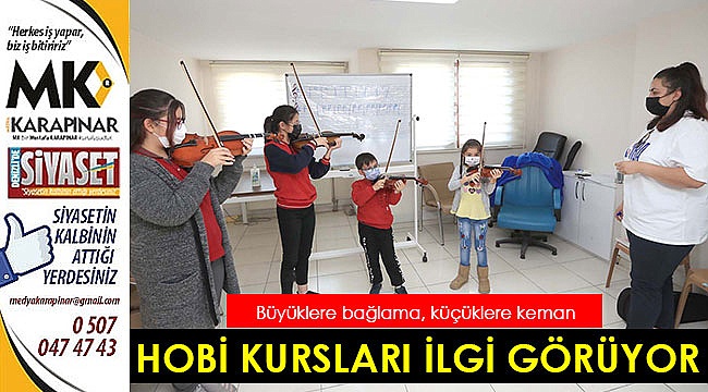 Hobi kursları ilgi görüyor