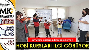 Hobi kursları ilgi görüyor