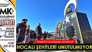 Hocalı şehitleri unutulmuyor