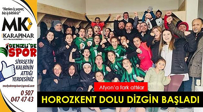 Horozkent dolu dizgin başladı