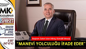 “Manevi yolculuğu ifade eder”