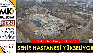Şehir hastanesi yükseliyor