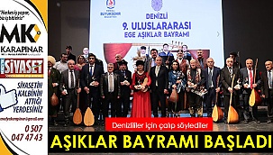 Âşıklar Denizlililer için çalıp söyledi