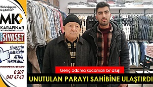 Unutulan parayı sahibine teslim etti