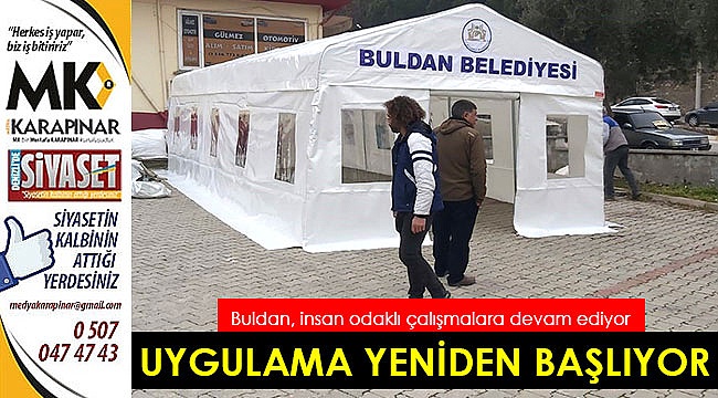 Uygulama yeniden başlıyor
