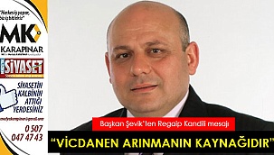 “Vicdanen arınmanın kaynağıdır”