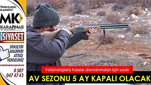 Av sezonu kapanıyor