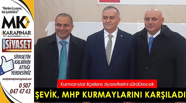 Başkan Şevik, MHP Kurmaylarını karşıladı