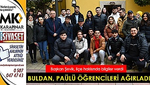Başkan Şevik, PAÜ Coğrafya Bölümü Öğrencilerini ağırladı
