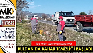 Buldan’da bahar temizliği