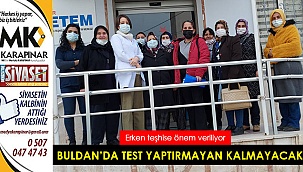 Buldan’da Mamografi ve Smear testi yaptırmayan kadın kalmayacak