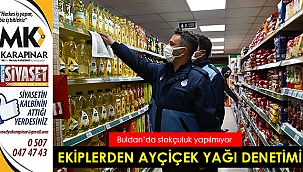 Buldan'da, zabıta ekiplerinden marketlerde yağ denetimi