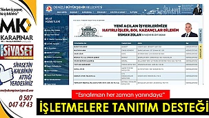 Büyükşehir’den yeni açılan işletmelere tanıtım desteği