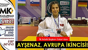 Büyükşehir sporcusu Ayşenaz, Avrupa ikincisi