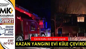 Çıkan yangın evi küle çevirdi