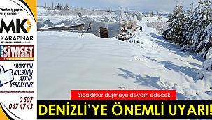 Denizli'ye önemli uyarı!