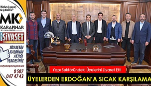 DTO üyelerinden, Başkan Erdoğan’a sıcak karşılama