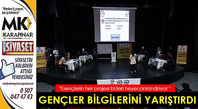 Gençler bilgilerini yarıştırdı