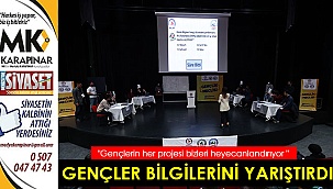 Gençler bilgilerini yarıştırdı