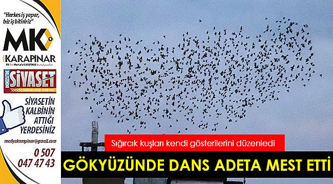 Gökyüzünde dans adeta mest etti